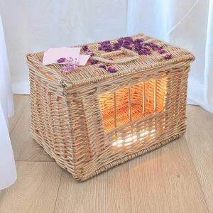 urne de mariage en osier