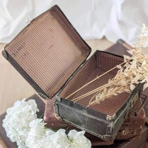 valisette vintage chocolat